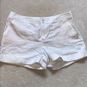 Banana Republic Martin Fit White Shorts- Size 6